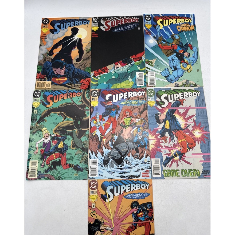 DC Comics Superboy Lot of 7 | 1990s | Post-Crisis Era | Action / Adventure